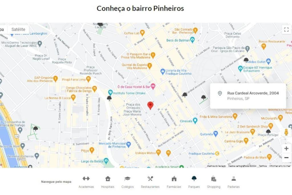 Apartamento Em Pinheiros - 2 Quadras Da Faria Lima E Madalena São Paulo